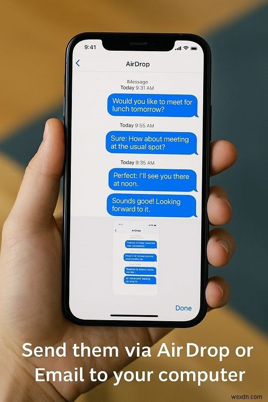 การพิมพ์ข้อความสำหรับศาล:คำแนะนำทีละขั้นตอนสำหรับผู้ใช้ iPhone และ Android 