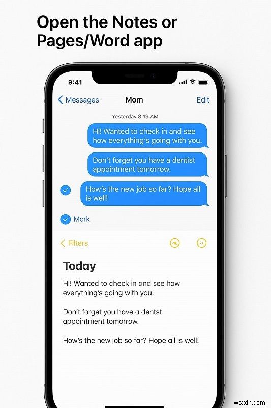การพิมพ์ข้อความสำหรับศาล:คำแนะนำทีละขั้นตอนสำหรับผู้ใช้ iPhone และ Android 
