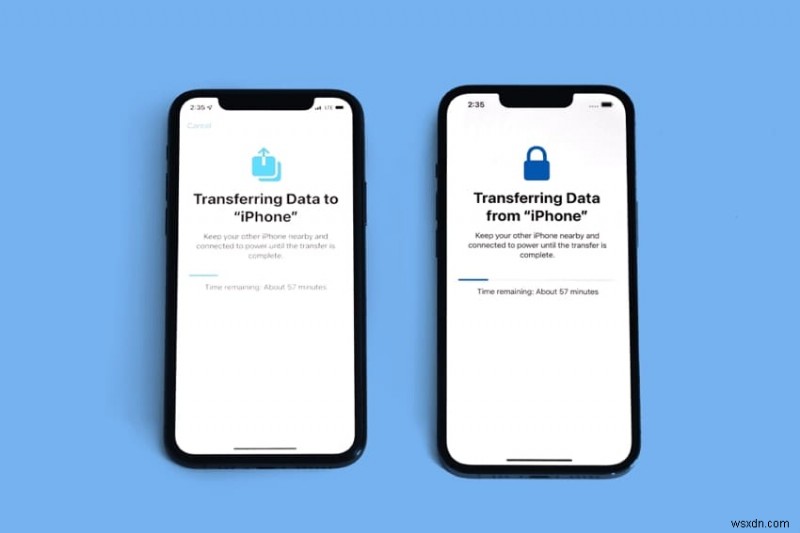แก้ไข iPhone Stuck ใน  กำลังเตรียมการถ่ายโอน  - 4 ขั้นตอนง่าย ๆ สำหรับสวิตช์ที่ราบรื่น 