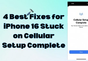 แก้ไข iPhone 17 ติดอยู่บนหน้าจอการตั้งค่าเซลลูล่าร์ที่สมบูรณ์ - 4 โซลูชั่นที่ได้รับการพิสูจน์แล้ว 