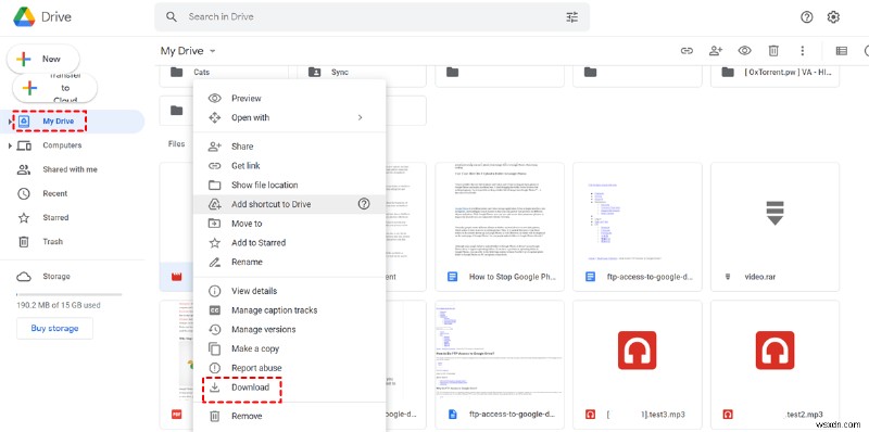 ดาวน์โหลดวิดีโอ Google Drive บน iPhone:คำแนะนำทีละขั้นตอนอย่างง่าย 
