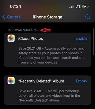 ทำไม iPhone ของคุณถึงบอกว่า  พื้นที่เก็บข้อมูลเต็ม  แม้หลังจากลบไฟล์แล้ว - สาเหตุและการแก้ไขทั่วไป 