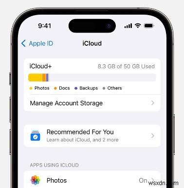 ที่เก็บข้อมูล iCloud บอกว่า  พื้นที่ไม่เพียงพอ  เมื่อมีเหลือเฟือ - วิธีการวินิจฉัยและแก้ไข 