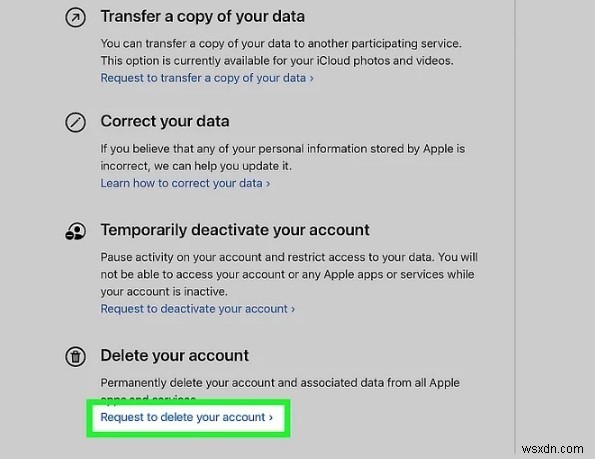 ลบบัญชี iCloud ของคุณอย่างปลอดภัยโดยไม่สูญเสียข้อมูล 