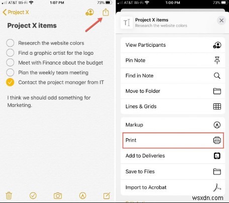 พิมพ์บันทึกย่อ iPhone ของคุณในไม่กี่นาที:วิธีการง่าย ๆ ทีละขั้นตอน 