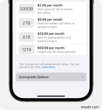 คำแนะนำทีละขั้นตอนในการยกเลิกการสมัครสมาชิก iCloud Storage ของคุณ 