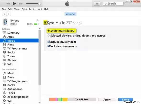 เพิ่ม MP3 ลงใน Apple Music บน iPhone - iTunes หรือ Direct Transfer 