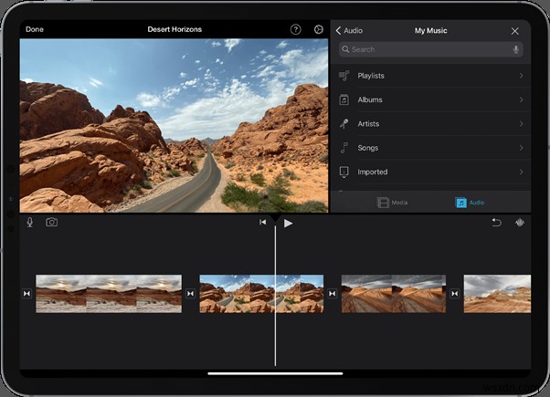 คำแนะนำทีละขั้นตอน:การเพิ่มเพลงลงใน iMovie บน iPhone (2026) 