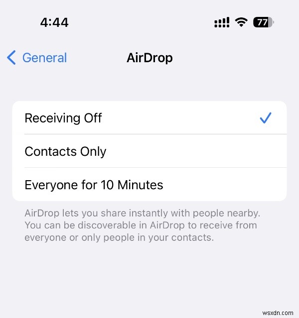 ปิดการใช้งาน AirDrop บน iPhone:ขั้นตอนง่าย ๆ ในการประหยัดแบตเตอรี่และปกป้องความเป็นส่วนตัว 