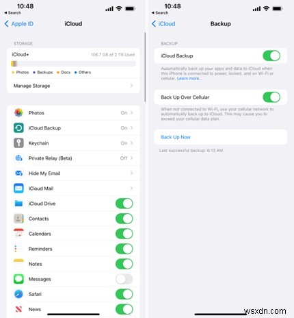 วิธีแก้ไขข้อผิดพลาด  การสำรองข้อมูลล่าสุดไม่เสร็จสมบูรณ์  ของ iCloud 