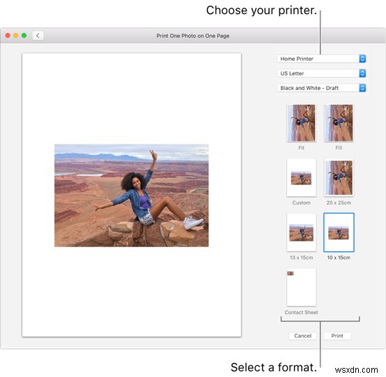 พิมพ์รูปภาพ iCloud, iPhone และ Mac ของคุณ:คำแนะนำทีละขั้นตอน 
