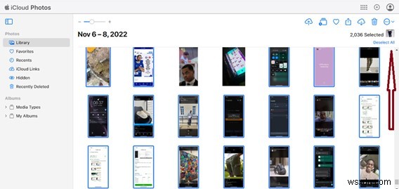 เลือกรูปภาพทั้งหมดใน iCloud ได้อย่างง่ายดาย - คำแนะนำทีละขั้นตอน 