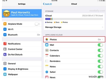 คำแนะนำทีละขั้นตอนในการดาวน์โหลดรูปภาพ iCloud ไปยัง iPad ของคุณ 