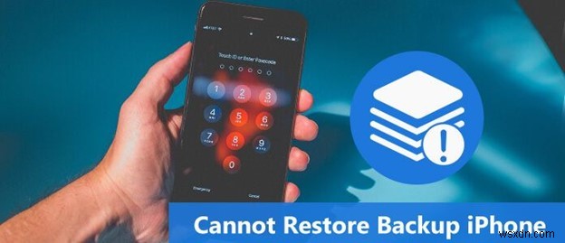 การแก้ไขปัญหาการคืนค่าการสำรองข้อมูล iPhone - คำแนะนำทีละขั้นตอน