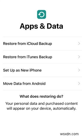การแก้ไขปัญหาการคืนค่าการสำรองข้อมูล iPhone - คำแนะนำทีละขั้นตอน