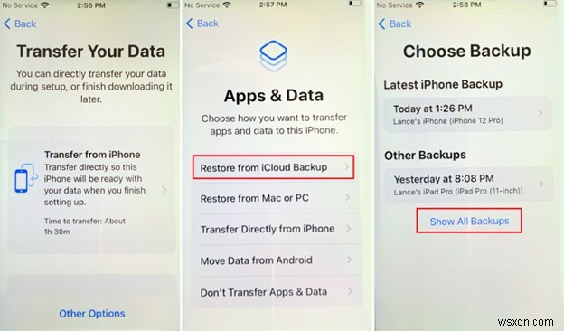 การแก้ไขปัญหาการคืนค่าการสำรองข้อมูล iPhone - คำแนะนำทีละขั้นตอน