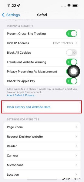 พื้นที่เก็บข้อมูล iPhone ฟรี:วิธีลบคุกกี้อย่างปลอดภัย 