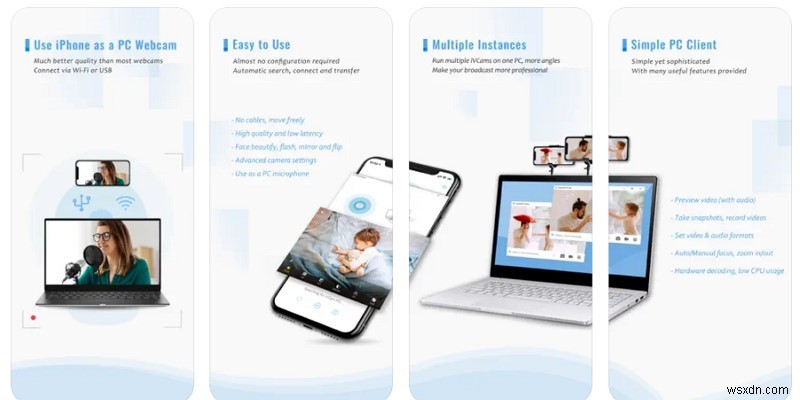 เว็บแคม 10 อันดับแรกสำหรับ iOS และ Android:วิดีโอคุณภาพสูงสำหรับการประชุมและการโทร 