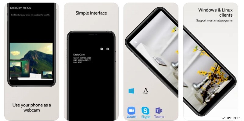 เว็บแคม 10 อันดับแรกสำหรับ iOS และ Android:วิดีโอคุณภาพสูงสำหรับการประชุมและการโทร 