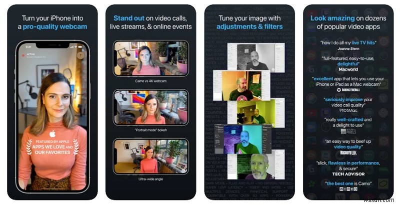 เว็บแคม 10 อันดับแรกสำหรับ iOS และ Android:วิดีโอคุณภาพสูงสำหรับการประชุมและการโทร 