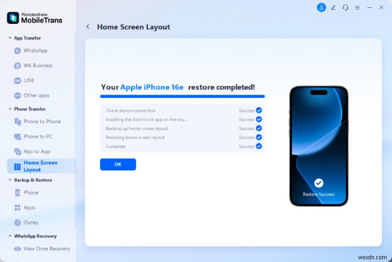 การถ่ายโอนหน้าจอโฮมของ Samsung ไปยัง iPhone อย่างราบรื่น:คำแนะนำทีละขั้นตอน 
