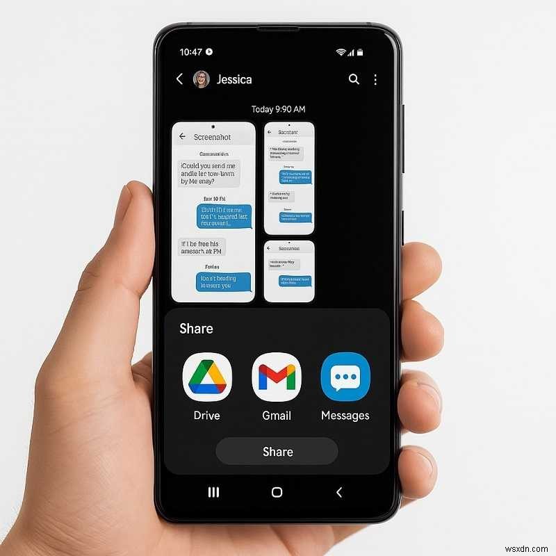 คำแนะนำทีละขั้นตอน:พิมพ์ SMS จากโทรศัพท์ Samsung ของคุณ 