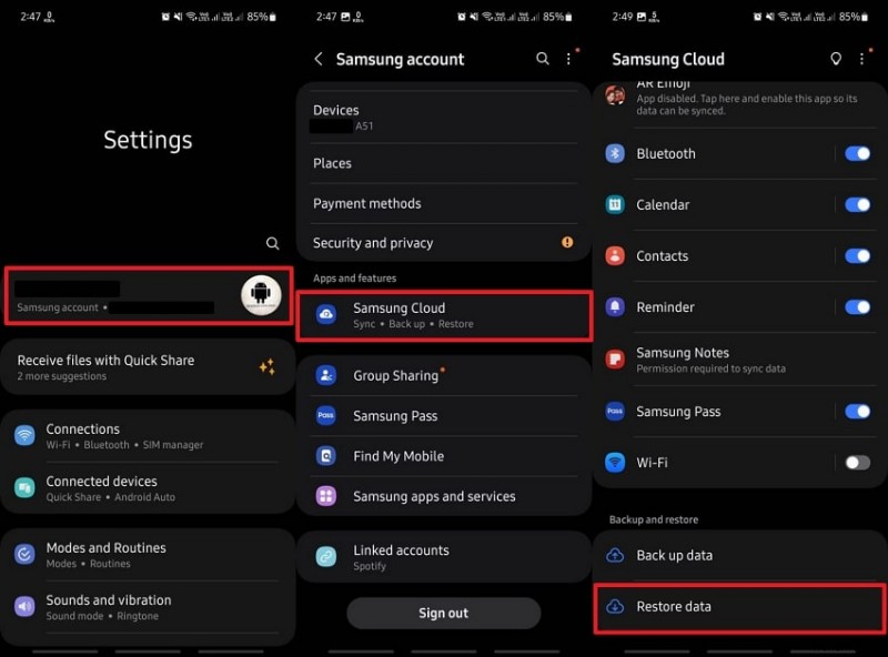 การถ่ายโอนข้อมูลระหว่าง Samsung สู่ Samsung ได้อย่างราบรื่น:คำแนะนำทีละขั้นตอน 
