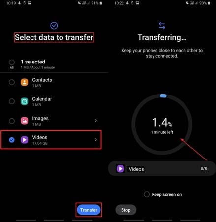 การถ่ายโอนวิดีโอที่ราบรื่นจาก iPhone ไปยัง Samsung:8 วิธีการที่ได้รับการพิสูจน์แล้ว 