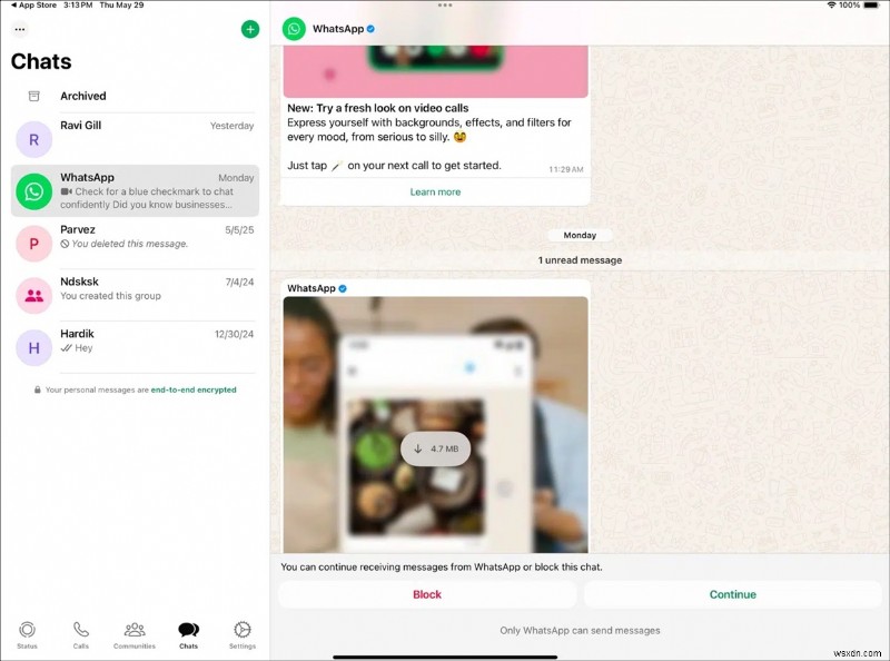 คู่มืออย่างเป็นทางการ:การตั้งค่า WhatsApp บน iPad เพื่อการส่งข้อความที่ราบรื่น 