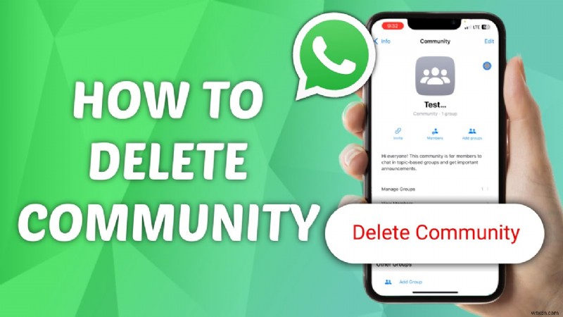 ลบชุมชน WhatsApp อย่างรวดเร็ว:คำแนะนำทีละขั้นตอน 