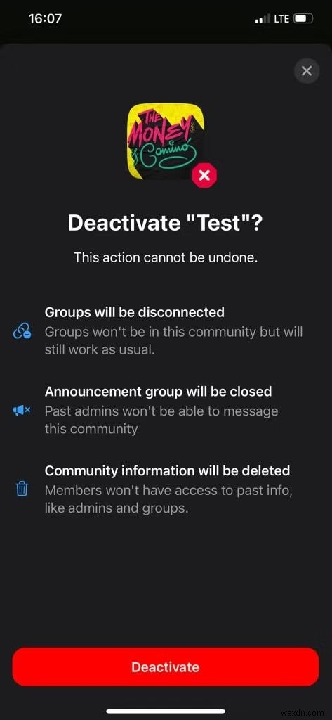 ลบชุมชน WhatsApp อย่างรวดเร็ว:คำแนะนำทีละขั้นตอน 