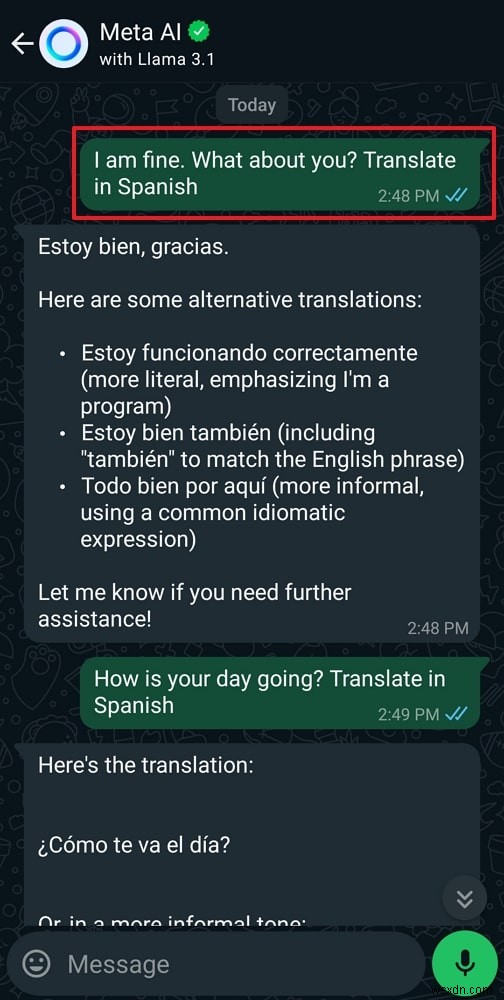 คุณสมบัติการแปลตามเวลาจริงของ WhatsApp:วิธีใช้งาน 