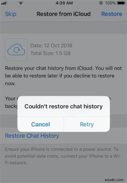 WhatsApp จะไม่กู้คืนประวัติการแชทใช่ไหม 7 การแก้ไขโดยผู้เชี่ยวชาญเพื่อกู้คืนข้อความของคุณ