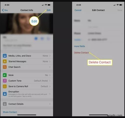 วิธีที่ง่ายและรวดเร็วในการลบผู้ติดต่อ WhatsApp บน Android และ iPhone 
