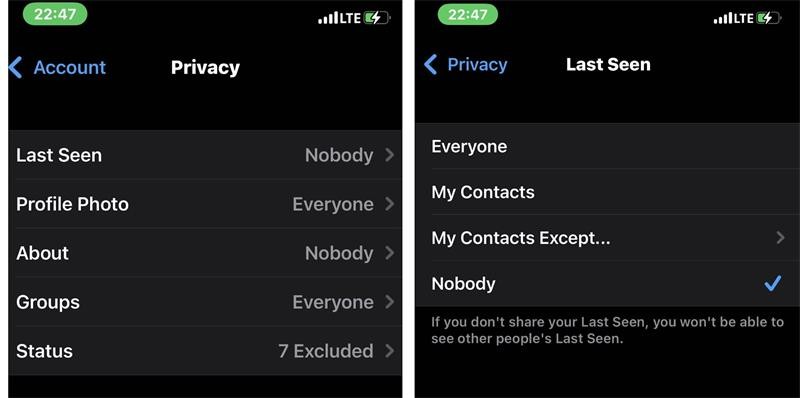 วิธีคืนค่าการมองเห็นครั้งล่าสุดของ WhatsApp บน Android และ iPhone 