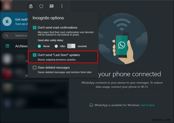 วิธีซ่อนสถานะออนไลน์ของคุณบน WhatsApp:ขั้นตอนที่ง่ายและปลอดภัย 