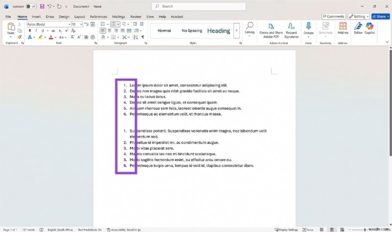 วิธีรีเซ็ตหมายเลขใน Microsoft Word:4 วิธีง่าย ๆ 