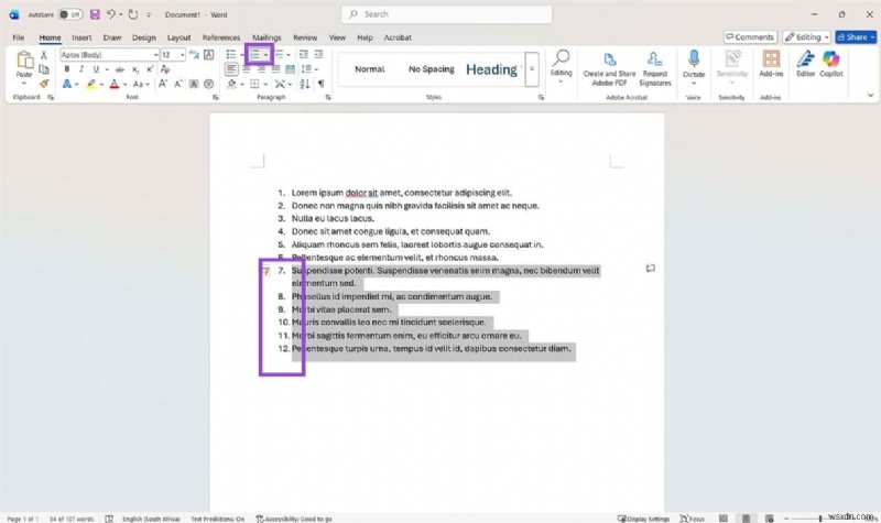 วิธีรีเซ็ตหมายเลขใน Microsoft Word:4 วิธีง่าย ๆ 