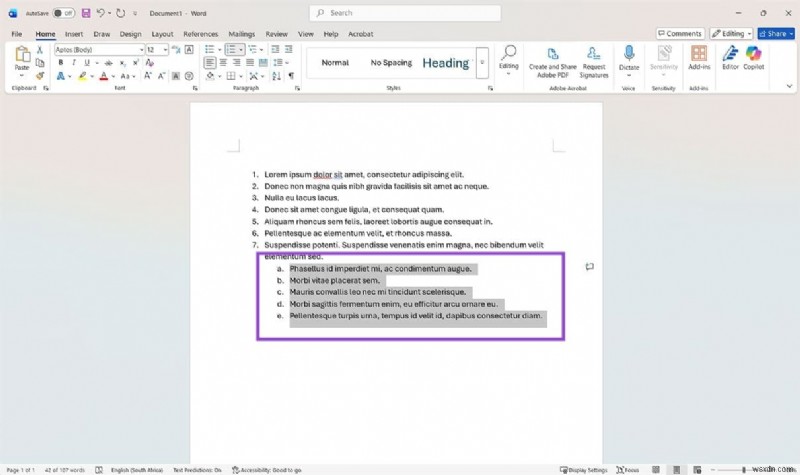 วิธีรีเซ็ตหมายเลขใน Microsoft Word:4 วิธีง่าย ๆ 