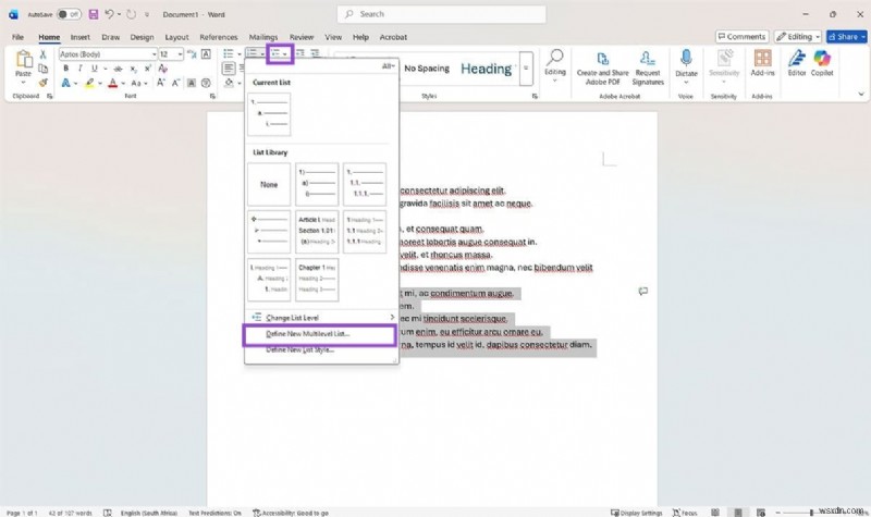 วิธีรีเซ็ตหมายเลขใน Microsoft Word:4 วิธีง่าย ๆ 