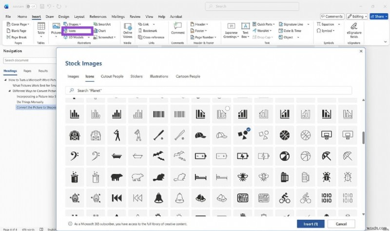 แปลงรูปภาพ Word ของคุณให้เป็น SmartArt:คำแนะนำทีละขั้นตอน 