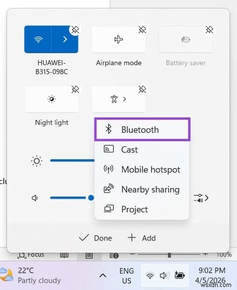 วิธีคืนค่าการสลับ Bluetooth ที่หายไปใน Windows 11 