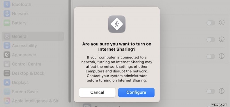 แชร์การเชื่อมต่ออินเทอร์เน็ตและรหัสผ่าน Wi-Fi ของ Mac:คำแนะนำทีละขั้นตอน 