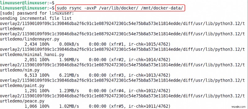 เพิ่มพื้นที่ว่างในดิสก์:ย้ายโวลุ่ม Docker ไปยังพาร์ติชั่นที่ใหญ่ขึ้นอย่างปลอดภัย 