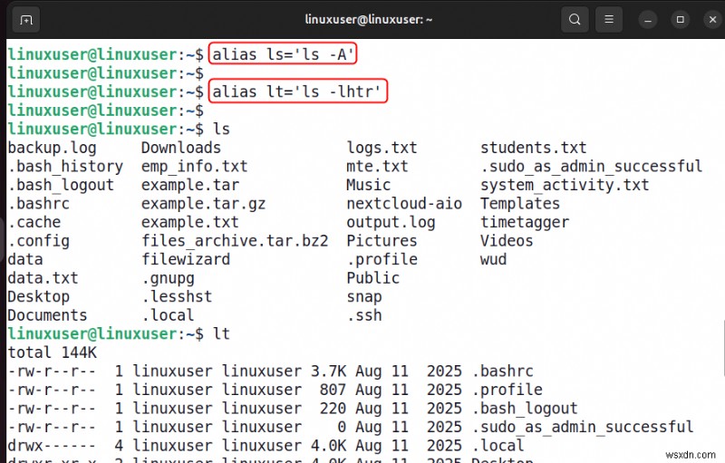 นามแฝง Master Linux:เพิ่มประสิทธิภาพการทำงานของเทอร์มินัลด้วยทางลัดอัจฉริยะ 