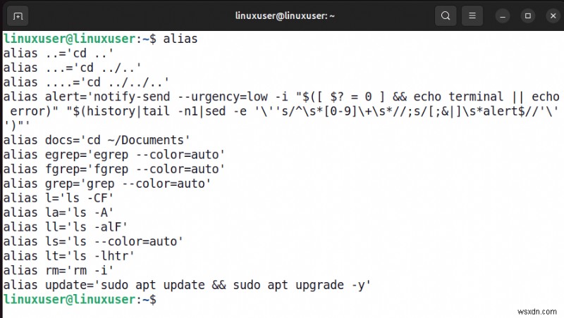นามแฝง Master Linux:เพิ่มประสิทธิภาพการทำงานของเทอร์มินัลด้วยทางลัดอัจฉริยะ 