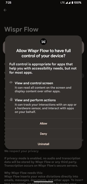 รีวิว Wispr Flow Android:แอปแปลงเสียงเป็นข้อความที่แม่นยำที่สุด 