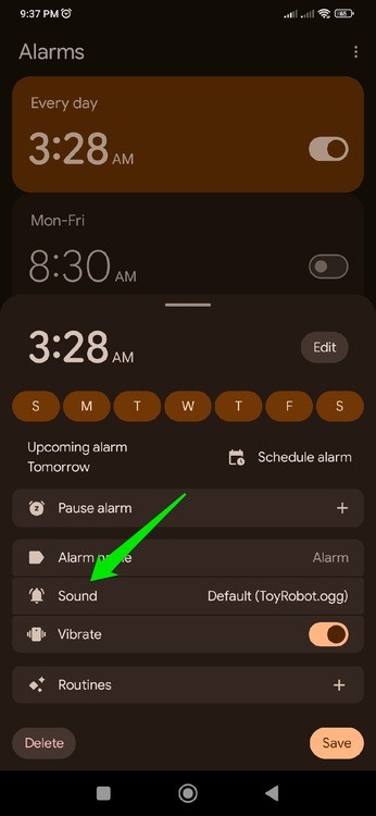 ตั้งค่าการเตือน Android ของคุณเพื่อเล่นเพลย์ลิสต์ – คำแนะนำทีละขั้นตอน 