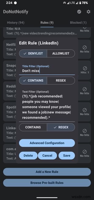 DoNotNotify:บล็อกการแจ้งเตือนสแปมของ Android ในขณะที่ยังคงรักษาการแจ้งเตือนที่สำคัญไว้ 