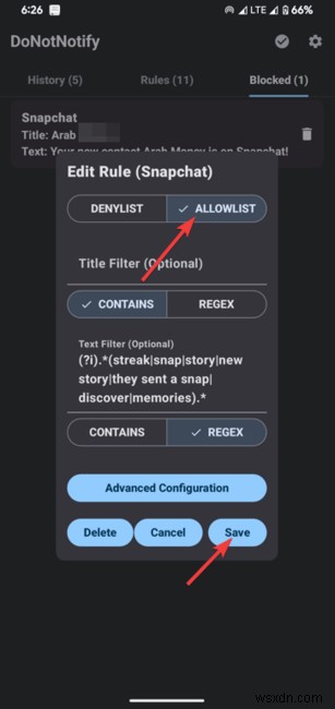 DoNotNotify:บล็อกการแจ้งเตือนสแปมของ Android ในขณะที่ยังคงรักษาการแจ้งเตือนที่สำคัญไว้ 